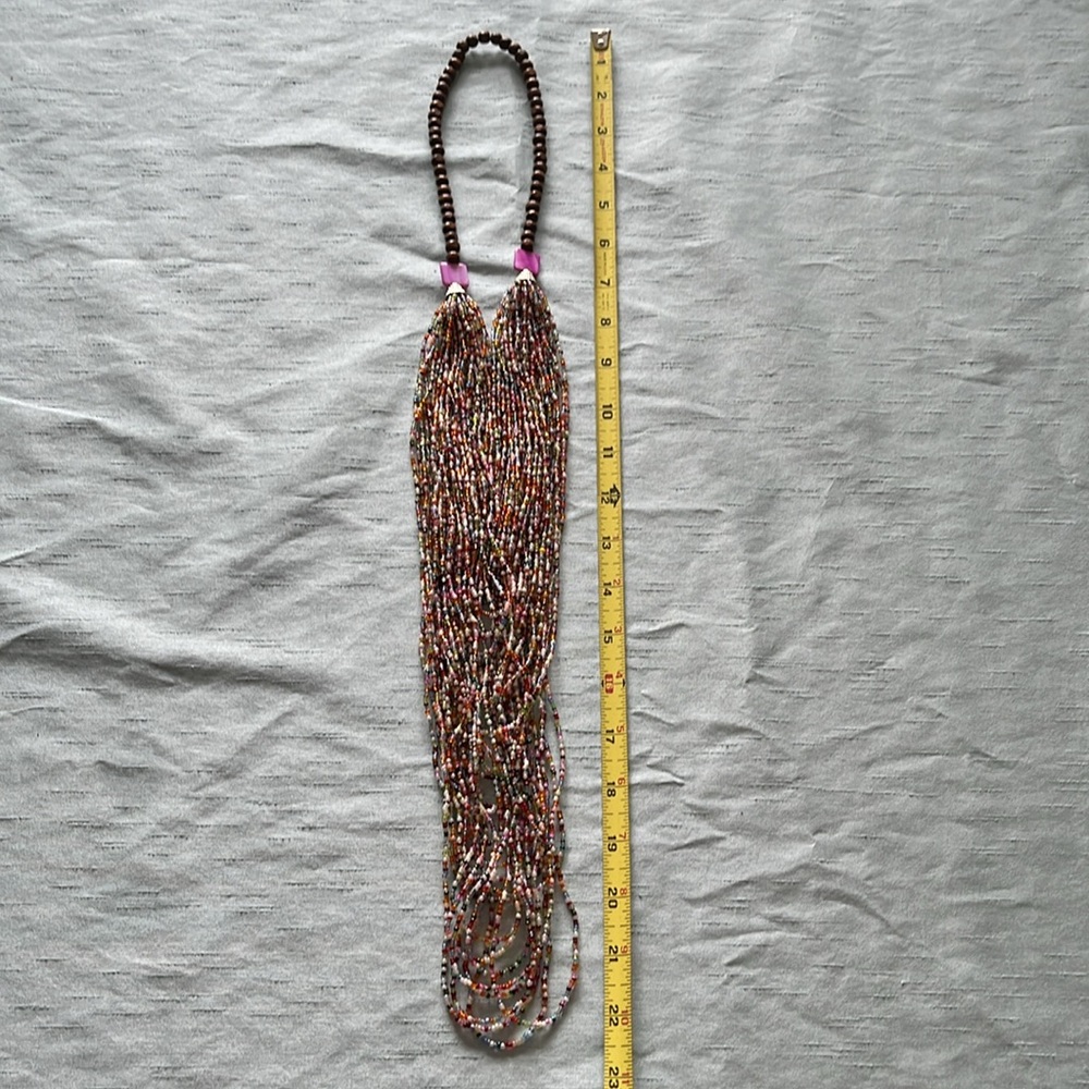 Multicolor Beaded Necklace - Picture 5 of 5